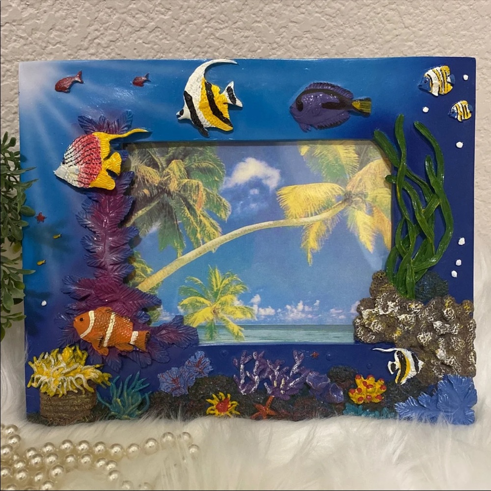 Rainforest Cafe Ocean Sea Picture Frame